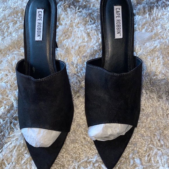 Black Mules - Picture 2 of 3